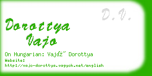 dorottya vajo business card